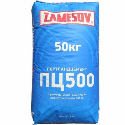 Цемент ZAMESOV М500 Д0 мешок 50 кг